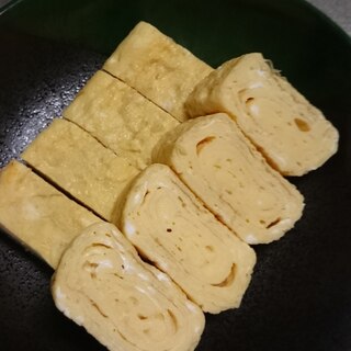 フライパンで作る味の素入り玉子焼き